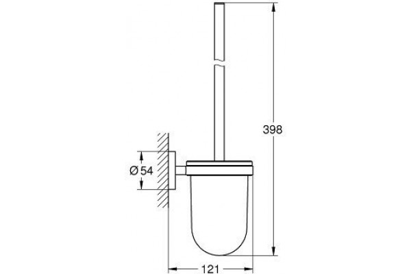 Туалетный ершик Grohe Essentials 40374001