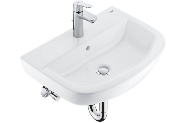 Раковина 60см со смесителем Grohe Euro Ceramic 39644000 альпин-белый