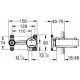 Скрытая часть смесителя для раковины Grohe 23571000