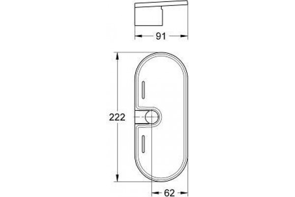 Полочка-мыльница Grohe Tempesta new 27596000