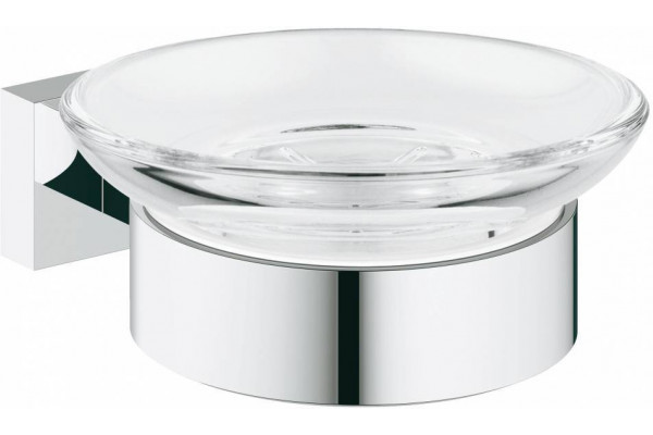 Мыльница с держателем Grohe Essentials Cube 40754001 хром