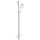 26578LS0 Rainshower SmartActive 130 Душевой гарнитур III, душевая штанга 900 мм, шланг 1750 мм, полочка, белая луна