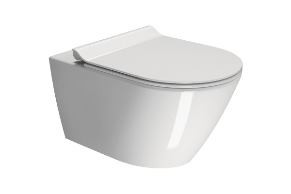 941511 Kube X Унитаз подвесной безободковый Swirlflush 55х36, цвет белый