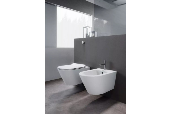 941511 Kube X Унитаз подвесной безободковый Swirlflush 55х36, цвет белый