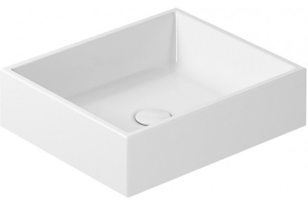Рукомойник Galassia Plus Design 6104 45x38 прямоугольная, цвет белый