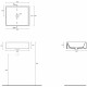 Рукомойник Galassia Plus Design 6104 45x38 прямоугольная, цвет белый