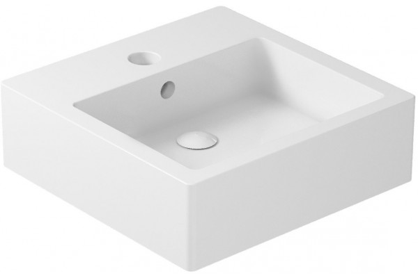 Рукомойник Galassia Plus Design 6022 48x48 квадратная, цвет белый