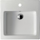 Рукомойник Galassia Plus Design 6022 48x48 квадратная, цвет белый
