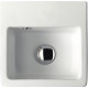 Рукомойник Galassia Plus Design 6033M 30x30 квадратная, цвет белый