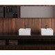 Рукомойник Galassia Plus Design 6033M 30x30 квадратная, цвет белый