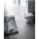 Унитаз приставной Galassia Plus Design  белый, прямоугольный, антивсплеск, 35x55 см