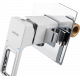 Гигиенический душ Gappo G17-8 G7217-8 С ВНУТРЕННЕЙ ЧАСТЬЮ, хром, штанга 23.5 см, шланг 120 см