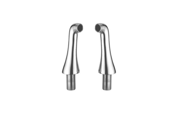 Gattoni Accessori Ножка (1 шт)  для монтажа смесителя на борт ванны h125мм цвет хром/ (требуется 2 шт.) (НА складе возвр 2шт с мелкими царапинками!) 1544/00C0cr
