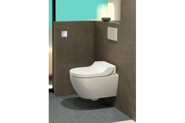 Унитаз подвесной Geberit AquaClean tuma classic белый, овальный, 36x55.3 см