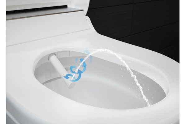 Унитаз подвесной Geberit AquaClean tuma classic белый, овальный, 36x55.3 см