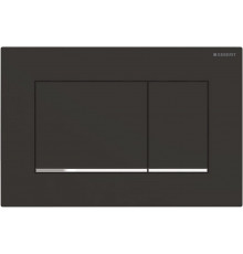 Кнопка смыва Geberit Sigma 30 115.883.14.1 черный матовый / хром глянцевый механическая,  в стиле hi-tech
