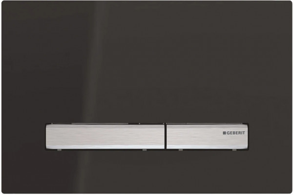 Кнопка смыва Geberit Sigma 50 115.788.SD.2 зеркальное дымчатое cтекло механическая,  в стиле hi-tech