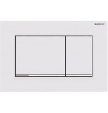 Кнопка смыва Geberit Sigma 30 115.883.JT.1 белый матовый / хром глянцевый механическая,  в стиле hi-tech