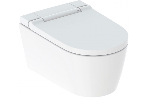 Унитаз подвесной Geberit AquaClean Sela 146.224.11.1 альпийский белый овальный, 37.5x56.5 см