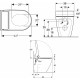 Унитаз приставной Geberit AquaClean Tuma Comfort 146.310.11.1 альпийский белый овальный, 36x52.3 см