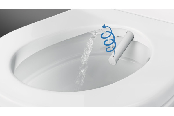 Унитаз приставной Geberit AquaClean Tuma Comfort 146.310.11.1 альпийский белый овальный, 36x52.3 см
