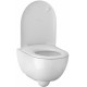 Унитаз подвесной Geberit Renova Compact 500.803.00.1 с сиденьем и быстросъемной крышкой с микролифтом, белый, овальный, 37x49 см