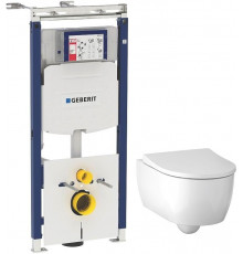 Комплект Geberit icon T54 Rimfree 500.362.TC.I цвет белый,  в современном стиле
