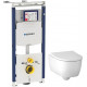 Комплект Geberit icon T54 Rimfree 500.362.TC.I цвет белый,  в современном стиле