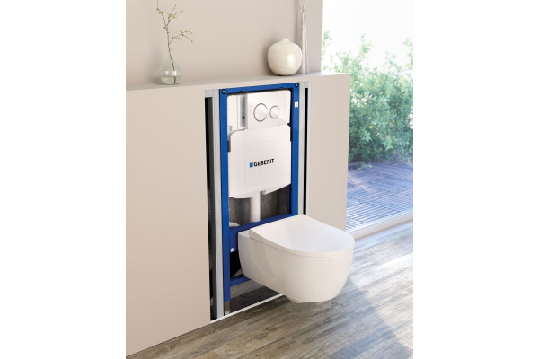 Комплект Geberit icon T54 Rimfree 500.362.TC.I цвет белый,  в современном стиле