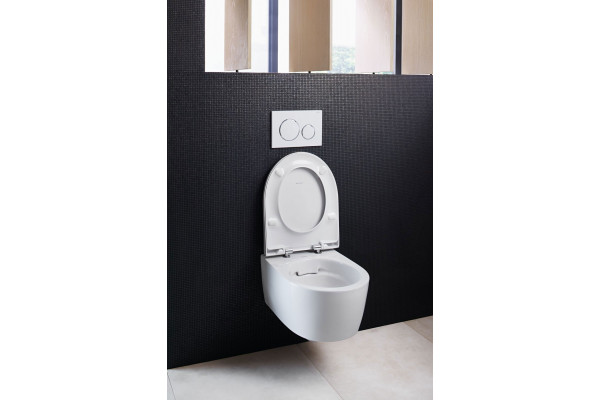 Комплект Geberit icon T54 Rimfree 500.362.TC.I цвет белый,  в современном стиле