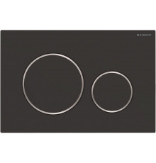 Кнопка смыва Geberit Sigma 20 115.882.14.1 черный матовый / хром глянцевый механическая,  в стиле hi-tech