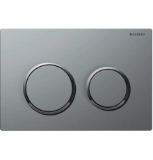 Кнопка смыва Geberit Omega 20 лакированная, матовый хром, механическая