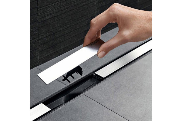 Душевой лоток Geberit CleanLine 152.450.00.1 в пол около стены, выпуск боковой