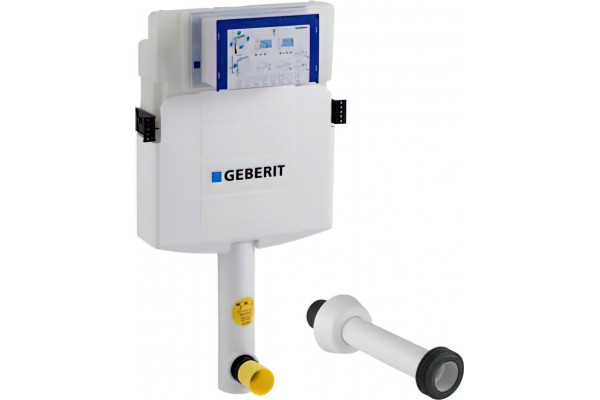 Смывной бачок скрытого монтажа Geberit Sigma 12 UP320 109.300.00.5 с переходником для колена смыва, 44x12x108 см