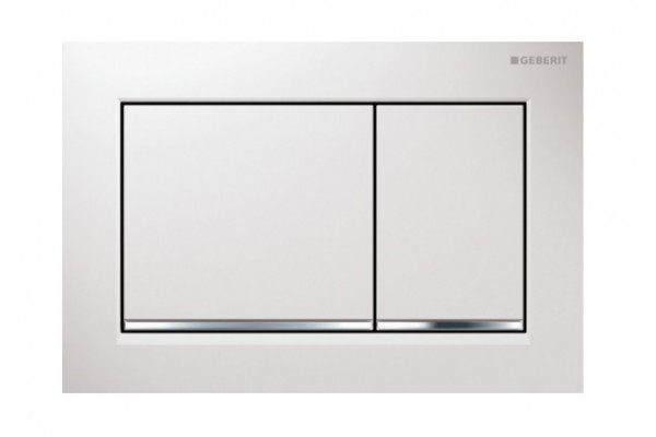 Кнопка смыва Geberit Omega 30 белая механическая