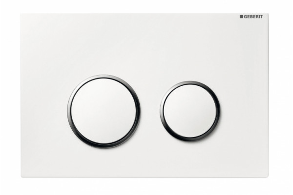 Кнопка смыва Geberit Omega 20 белая механическая