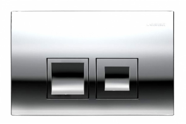 Кнопка смыва Geberit Delta 50 хром механическая