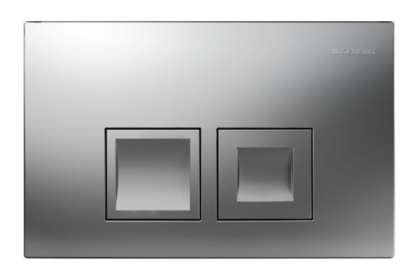 Кнопка смыва Geberit Delta 50 хром матовый механическая