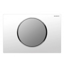 Кнопка смыва Geberit Sigma 10 белый / хром матовый механическая