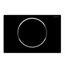 Кнопка смыва Geberit Sigma 10 черный / хром механическая