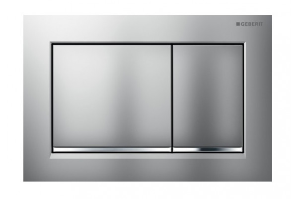 Кнопка смыва Geberit Omega 30 хром матовый механическая