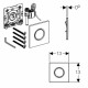 Ручной пневмопривод смыва Geberit Sigma 01 для писсуара механическая