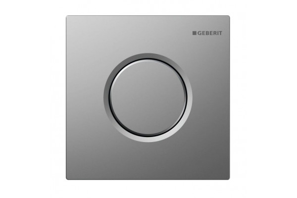 Ручной пневмопривод смыва Geberit Sigma 01 для писсуара (хром матовый) механическая