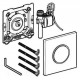 Ручной пневмопривод смыва Geberit Sigma 10 для писсуара (хром матовый/хром) механическая