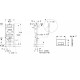 Комплект 3 в 1 инсталляция Geberit Duofix + унитаз Owl 1975 Cirkel-H TOWLT190101 + кнопка хром Delta51 в современном стиле