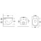 Комплект 3 в 1 инсталляция Geberit Duofix + унитаз Owl 1975 Cirkel-H TOWLT190101 + кнопка хром Delta51 в современном стиле