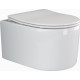 Комплект 3 в 1 инсталляция Geberit Duofix Delta + Подвесной унитаз Ceramica Nova Moments CN3003 с кнопкой смыва в современном стиле