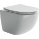 Комплект 3 в 1 инсталляция Geberit Duofix UP100 + Унитаз подвесной Ceramica Nova Forma CN3009 + кнопка хром матовый в современном стиле