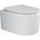 Комплект 3 в 1 инсталляция Geberit Duofix UP100 + Унитаз подвесной Ceramica Nova Moments CN3003 + кнопка хром матовый в современном стиле