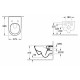 Комплект 3 в 1 инсталляция Geberit Duofix Delta + Унитаз подвесной Villeroy & Boch Subway 2.0 5614R201 + кнопка хром в современном стиле
